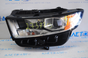 Headlight front left bare Ford Edge 15-18 dorest halogen