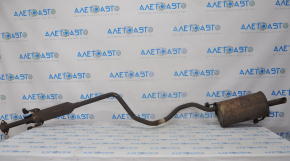 Rear muffler with barrel Nissan Versa Note 13-19 1.6 complete with middle part