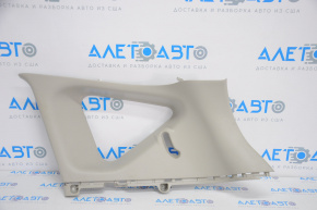 Rear pillar trim right Nissan Versa Note 13-19 gray, scratches