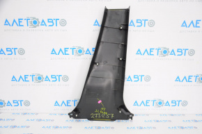 Center pillar trim lower left Nissan Versa Note 13-19 black, scratches
