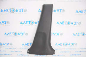 Center pillar trim lower right Nissan Versa Note 13-19 black, scratches