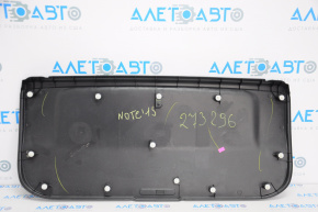 Nissan Versa Note 13-19 black trunk door trim, worn, scratches