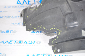 Front left fender liner Infiniti QX50 19-20 missing fragment, broken fasteners