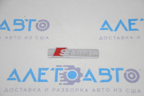 Emblem inscription S line Audi A4 B8 13-16 rest sedan