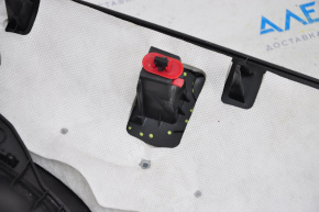Rear pillar trim left Chevrolet Malibu 16-23 black, broken fastener, scratches