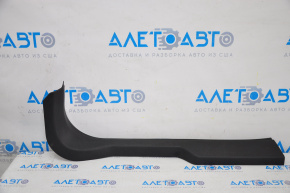 Door sill trim front right Chevrolet Malibu 16-23 black, broken fastener, scratches