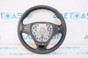 Chevrolet Malibu 16-25 black leather steering wheel, without buttons and paddles, with frame