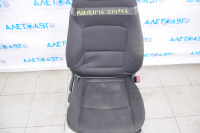 Chevrolet Malibu 16-25 passenger seat without airbag, black cloth, mechanical