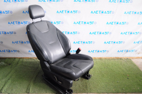 Passenger seat Ford Edge 15-17 airbag, leather black