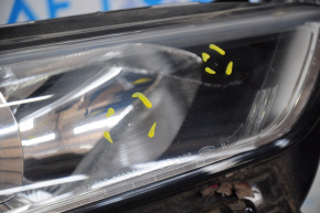 Headlight front right bare Ford Fusion mk5 13-16 scratches, chips