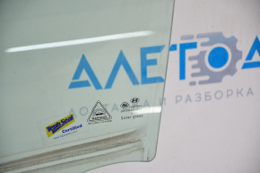 Front left door glass Hyundai Sonata 15-19