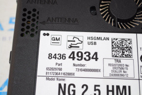 HMI INTERFACE COMPUTER CONTROL MODULE Chevrolet Malibu 16-18