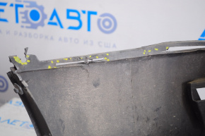 Rear bumper bare Ford Escape MK3 13-16 prerest without parking sensor, broken fastener, dent, scratches