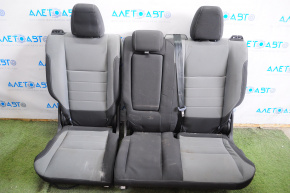 Rear row of seats 2nd row Ford Escape MK3 13-15 cloth black-gray, dry-cleanable