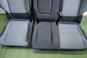 Rear row of seats 2nd row Ford Escape MK3 13-15 cloth black-gray, dry-cleanable