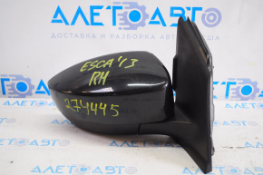 Right side mirror complete Ford Escape MK3 13-16 prerest 3 pins, black UH