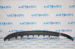 Lower trim of rear bumper Hyundai Sonata 15-17 SE for 1 pipe, broken fasteners, scratches, dented