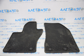 Set of floor mats for Jeep Renegade 15-23 rubber black