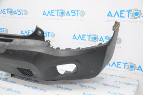 Bare rear bumper Jeep Renegade 15-18 pre-rest, structure, dented, torn, missing left part