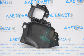 Rear bumper bare right fang Jeep Renegade 15-23 blue dented fastening, tear of fastening