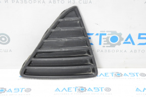 Front bumper grille right Ford Focus mk3 11-14 prerest, matte, broken mount, worn