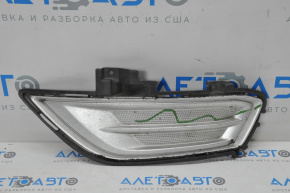 Front bumper grille left Ford Fusion mk5 13-16 without fog lights, painted