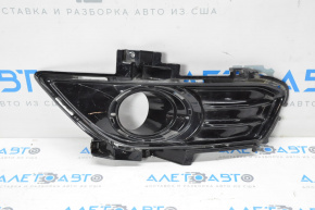 Front bumper grille left Ford Fusion mk5 13-16 under fog lights gloss, scratches