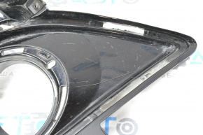 Front bumper grille left Ford Fusion mk5 13-16 under fog lights gloss, scratches
