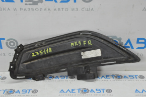 Front bumper grille right Ford Fusion mk5 13-16 without fog lights, painted
