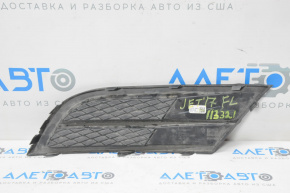 Front bumper grille, left side, VW Jetta 15-18 USA, without fog lights, scratch, dent