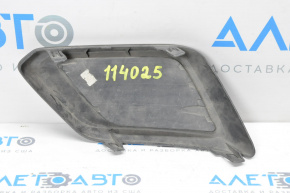 Right fog light plug for Nissan Rogue 2014-2016 is dented, painted, seal is broken