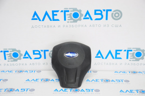 Airbag in steering wheel driver Subaru XV Crosstrek 13-15 black dent on emblem