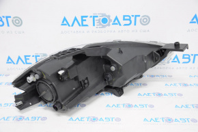 Headlight front left bare Dodge Dart 13-15 halogen black with mount
