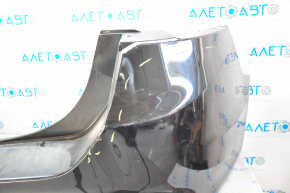 Rear bumper bare Ford Fusion mk5 13-18 black, cracked, crack in the crepe