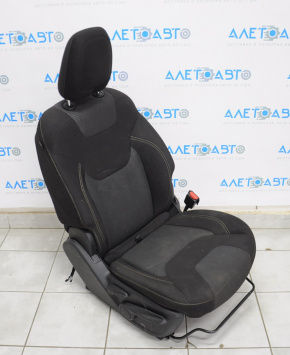 Passenger seat Jeep Cherokee KL 14-15 without airbag, mechanical, cloth black