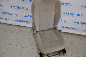 Passenger seat Jeep Compass 11-14 without airbag, mechanical, cloth beige