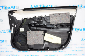 Door trim card front left Subaru XV Crosstrek 13-14 leather black, rubbed