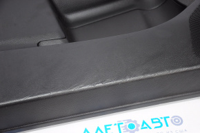 Door trim card front left Subaru XV Crosstrek 13-14 leather black, rubbed