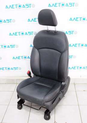 Driver's seat Subaru XV Crosstrek 13-15 with airbag, fur, heating, leather black