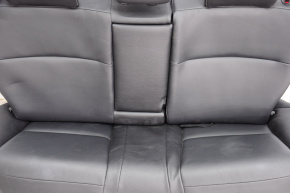 Rear row of seats 2 row Subaru XV Crosstrek 13-15 leather, black