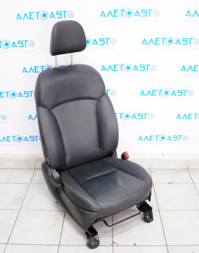 Passenger seat Subaru XV Crosstrek 13-15 with airbag, fur, heating, leather black
