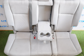 Rear seat 2nd row Toyota Highlander 2014-2016 cloth, gray