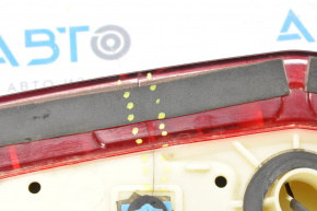 Cadillac CTS 14 trunk lid spoiler with brake light, bump, crack on brake light