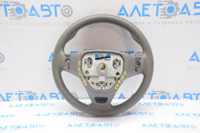 Naked steering wheel Chevrolet Malibu 16-22 gray rubber, without buttons and paddles