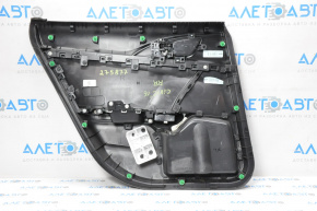Door trim card rear right Honda Civic X FC 16-21 4d cloth black with black insert plastic, scratches, scuffed