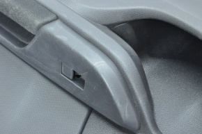 Door trim card rear right Honda Civic X FC 16-21 4d cloth black with black insert plastic, scratches, scuffed
