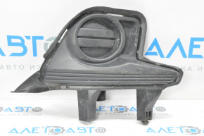 Front bumper grille right Toyota Highlander 14-16 without fog lights broken mount