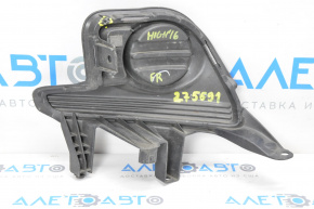 Front bumper grille right Toyota Highlander 14-16 without fog lights broken mount