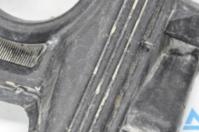 Front bumper grille left Toyota Highlander 14-16 under fog lights without bracket, worn, broken mount
