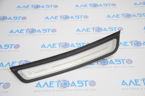 Cadillac CTS 14-19 chrome outer rear left door sill plate